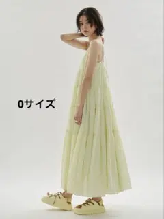SAYAKADAVIS ライトイエロー バルーンワンピース 大人気 - メルカリ