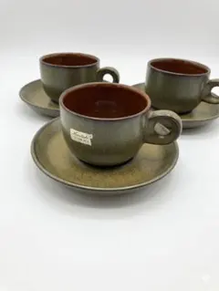 アンティーク　ノリタケ　ティーカップ3個セット