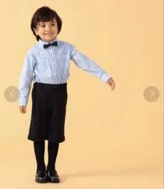 【未使用】BEAMS mini ビームスミニ ハーフパンツ　ネイビー 120cm