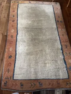 手織りペルシャ絨毯 ギャッべ（ロリバフト）1㎡ 新品 117×82cm - メルカリ