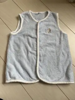 familiar ベビーベスト 水色 60-90