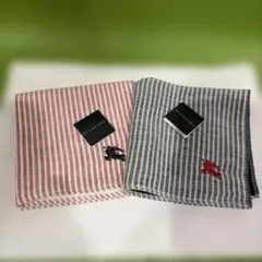 未使用BURBERRYタオルハンカチ2枚セット