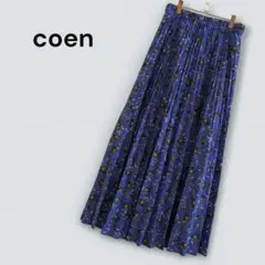 coen プリーツロングスカート レディース オールシーズン