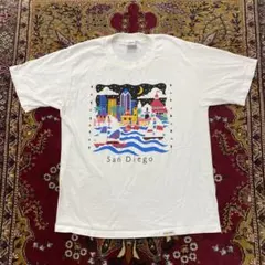 90s USA製 サンディエゴ アート グラフィック スーベニア Tのサムネイル