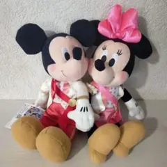 美品☆ディズニーストア☆ミッキー・ミニー ぬいぐるみ☆2026