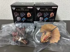 モンスターハンターワイルズ 一番くじ C賞 モンスターヘッドマグネット 2種