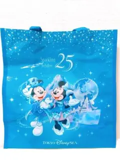 ディズニーシー　25周年 ショッピングバッグ　ミッキー　ミニー