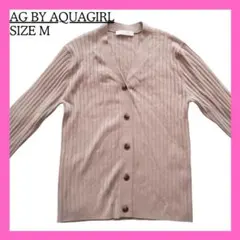 AG by aquagirl ソリストヒート(R) Vネックリブカーディガン