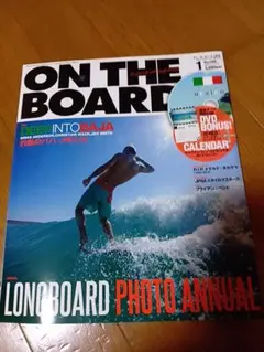 ON THE BOARD 2013年1月号 雑誌 サーフィンDVD付録無し