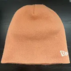 New Era ビーニー ニット帽 オレンジ