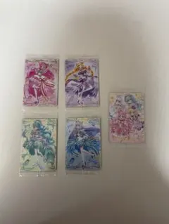 プリキュアウエハース10弾　ワンダフルプリキュア5枚セット