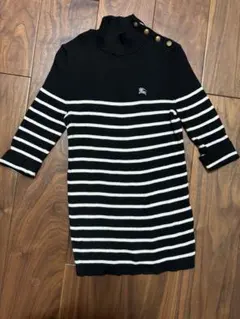 Burberry Blue Label ストライプニットセーター 38
