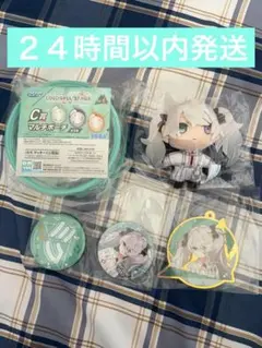 初音ミクセット　SEGAラッキーくじ　ぷちぬいマスコット　缶バッジ　マルチポーチ