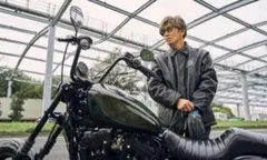 キムタク着用！ ROLLER MAGAZINE フェイクレザーコーチジャケットM