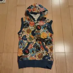 HYSTERIC GLAMOUR 総柄 フード付きベスト パーカーのサムネイル