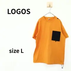 LOGOS　ドローコード付きTシャツ　アウトドア　Lサイズ　1520のサムネイル