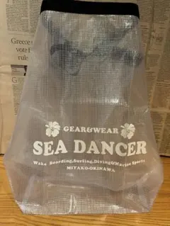 お洒落大容量☆宮古島サーフショップSEA DANCERの透明バック
