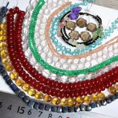 M*)様 クリスマスセール✨天然石ビーズの豪華なセットk26