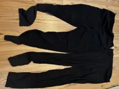 黒 マタニティパンツ 2点セット