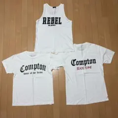 半袖　タンクトップ　tシャツ　夏服　白t 3点セット