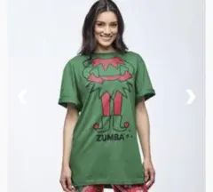 ZUMBA 正規品　クリスマス　新作　3枚Tシャツ　緑