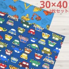 入園入学 ランチョンマット30×40 2枚 給食ナフキン 男の子89