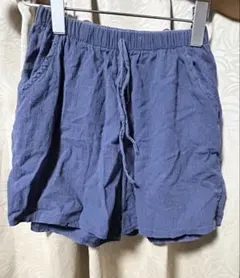 ショートパンツ　ネイビー　ブルー　無地Mサイズ