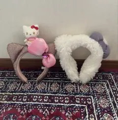 USJキティちゃん ぬいぐるみ付きカチューシャセット