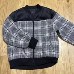 COMME CA ISM チェック柄ジャケット 130A