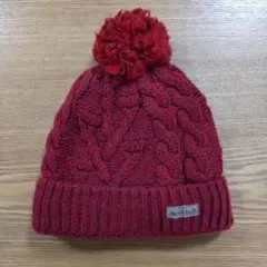 モンベルニット帽 ケーブルニットワッチキャップピーニー男女兼用登山防寒