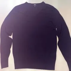 UNIQLO Vネックセーター ネイビー Sサイズ