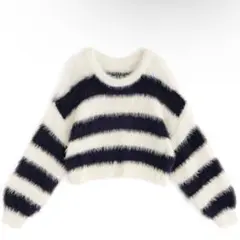 グレイル　ストライプ ニットセーター