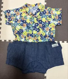 【新品未使用】BREEZE セパレート風ロンパース70cm