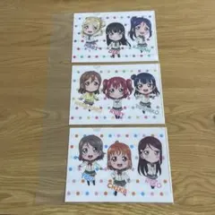 ラブライブ！サンシャイン 沼津バーガー コラボ クリアファイル Aqours