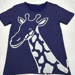 FRAP BOIS キリン　イラスト Tシャツ 半袖　ドットのサムネイル