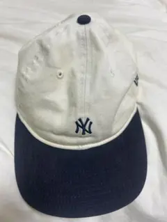 New Era 9TWENTY キャップ ホワイト/ネイビー