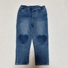 H&M ズボン　デニム　ハート　92cm