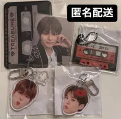 TREASURE アサヒ　顔アクキー　カセットアクキー　カードファイル