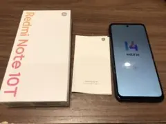 Redmi Note 10T 青色 本体