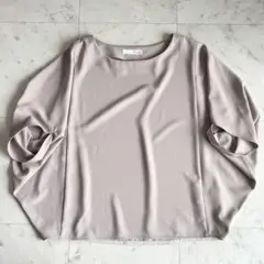 美品 コラージュ ガリャルダガランテ NEWジャージドルマンブラウス ベージュ