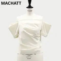 machatt オフショルダーブラウス machatt オフショルダーブラウス S〜M 紺 - メルカリ