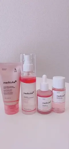 メディキューブmedicubeマスク、ミスト、セラム、トナーの4点