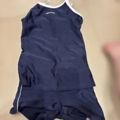 NICE CLAUP キッズ 水着 セパレート ネイビー