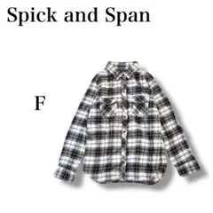 『スピックアンドスパン』 チェック柄フランネルシャツ 【F】 カジュアル
