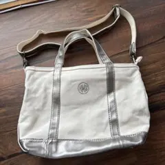 LL Bean シルバー トートバッグ L.L.Bean for SALON】大人気の別注シリーズ！グローサリー・トート