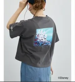 不思議の国のアリス　オイスターズ　Tシャツ　チャコールグレーのサムネイル