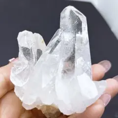 【天然石】インド産 ヒマラヤ水晶クラスター