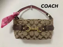 COACH　コーチ シグネチャー ポーチ ワンショルダーバッグ