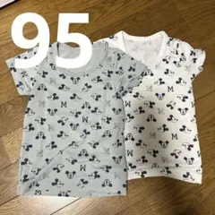 肌着 2枚セット ミッキー