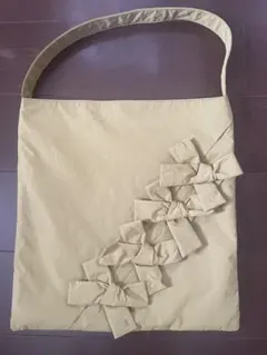 LANVIN en Bleu トートバッグ リボン モスグリーンのサムネイル